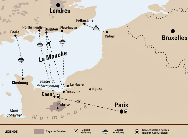carte comment venir
