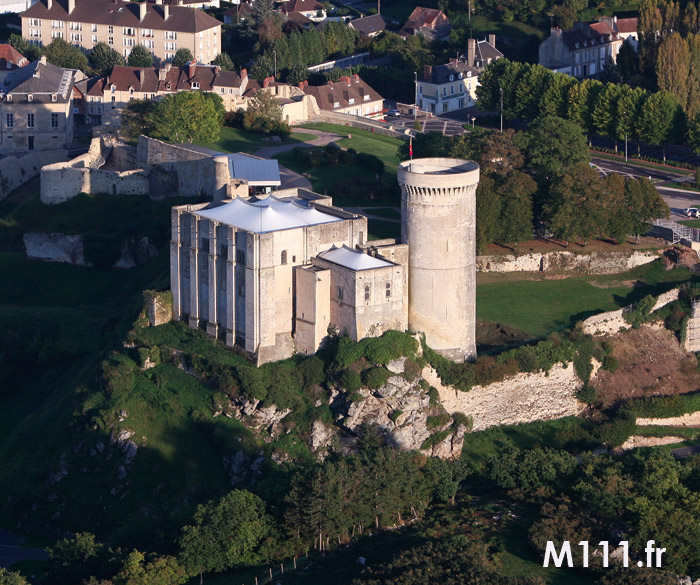 chateau guillaume le conquerant falaise calvados normandie