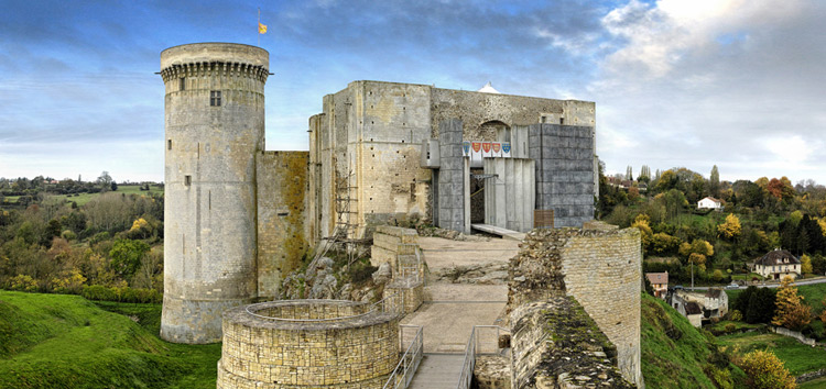 chateau guillaume le conquerant falaise