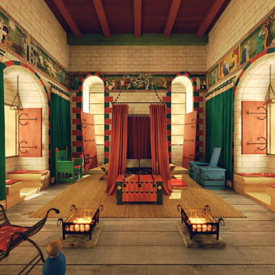 chateau guillaume le conquerant falaise interieur